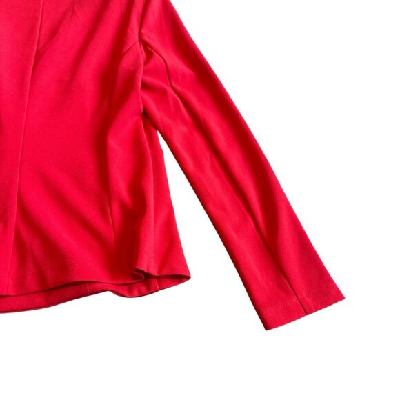 Rinascimento Giacca One-Button Closure Jacket Blazer Coral Red Medium Womens NWT - Picture 9 of 13